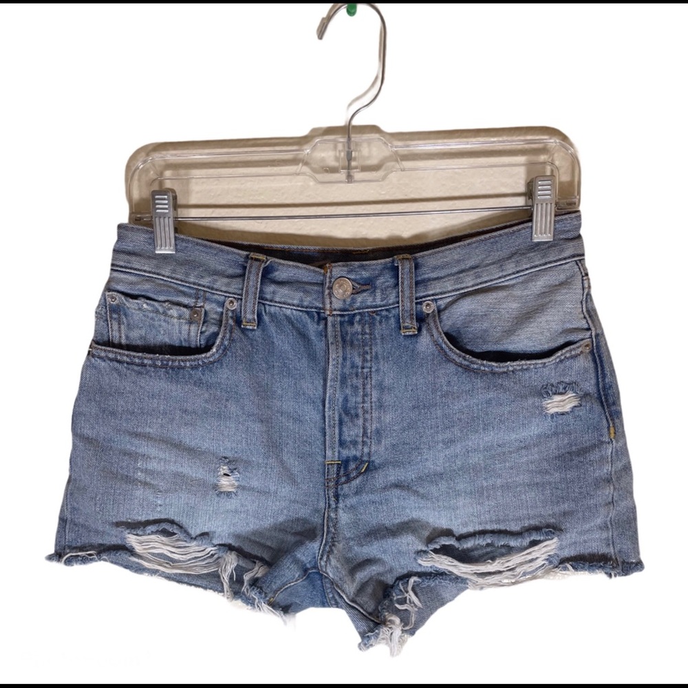 We The Free Sofia Cutoff Denim Shorts 27